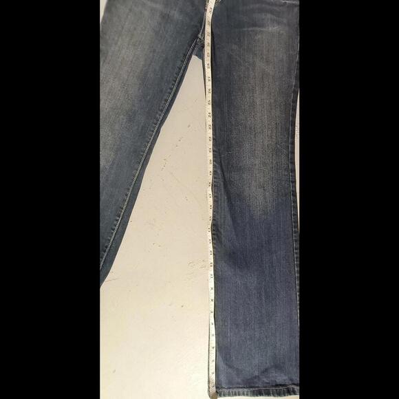 Y2k Mossimo Supply Co Women's 7R Fit 6 W30 L32 Dark Wash Bootcut Western Jeans - Picture 14 of 16